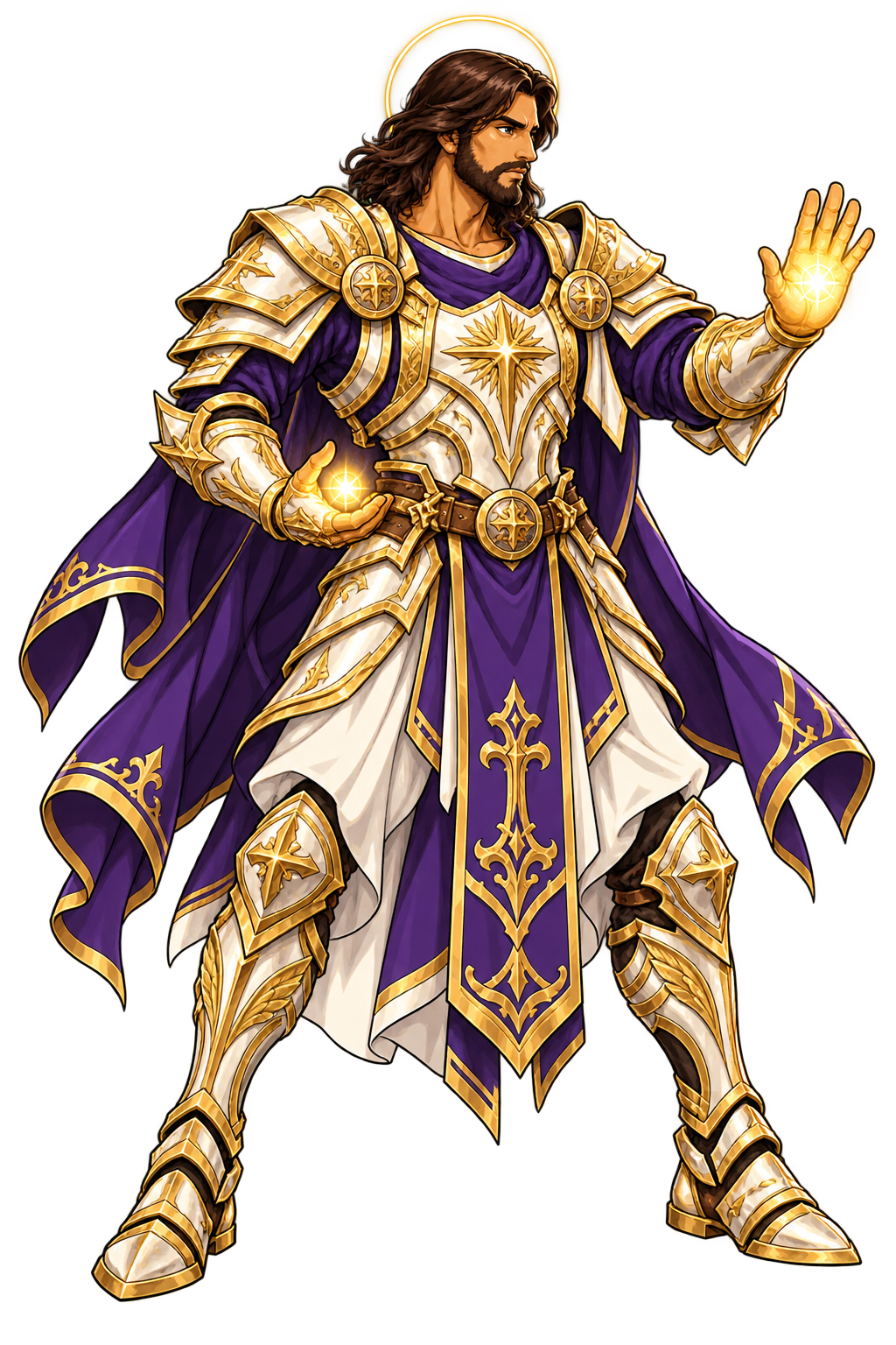 Christ full-body character concept