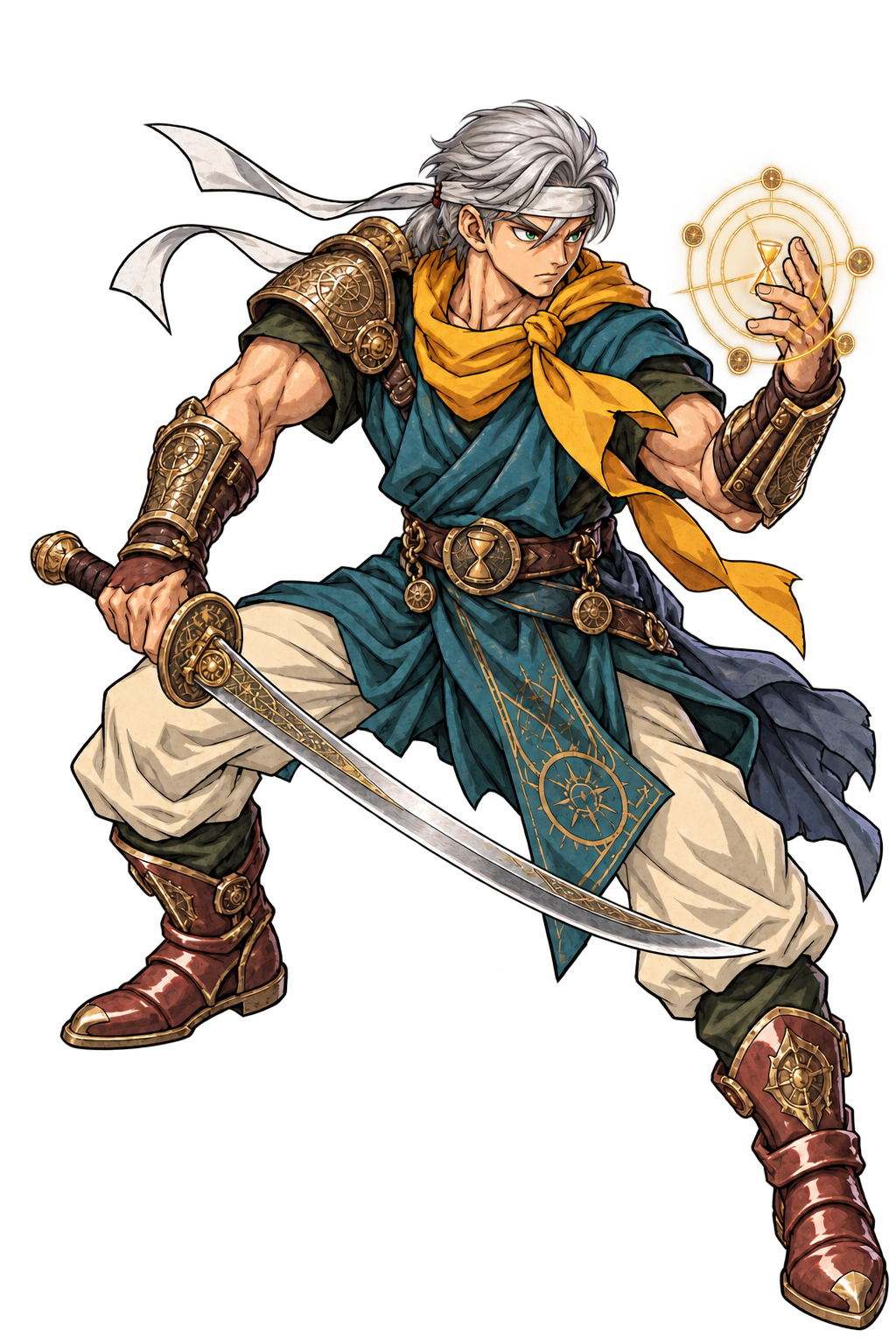 Chronos full-body character concept