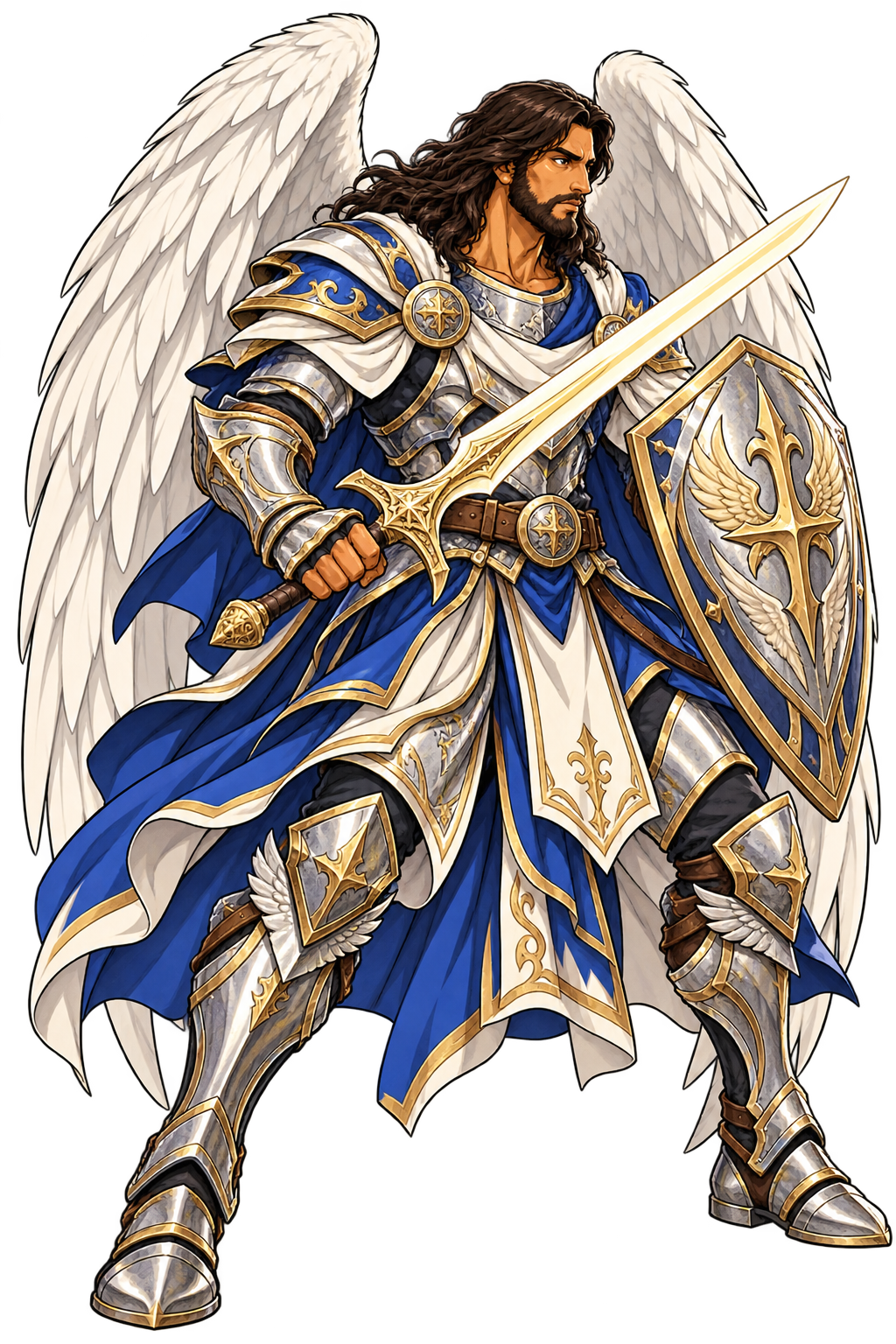 Michael full-body character concept
