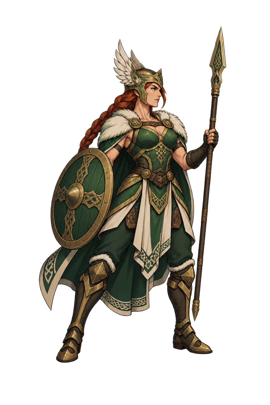 Sigrun full-body character concept