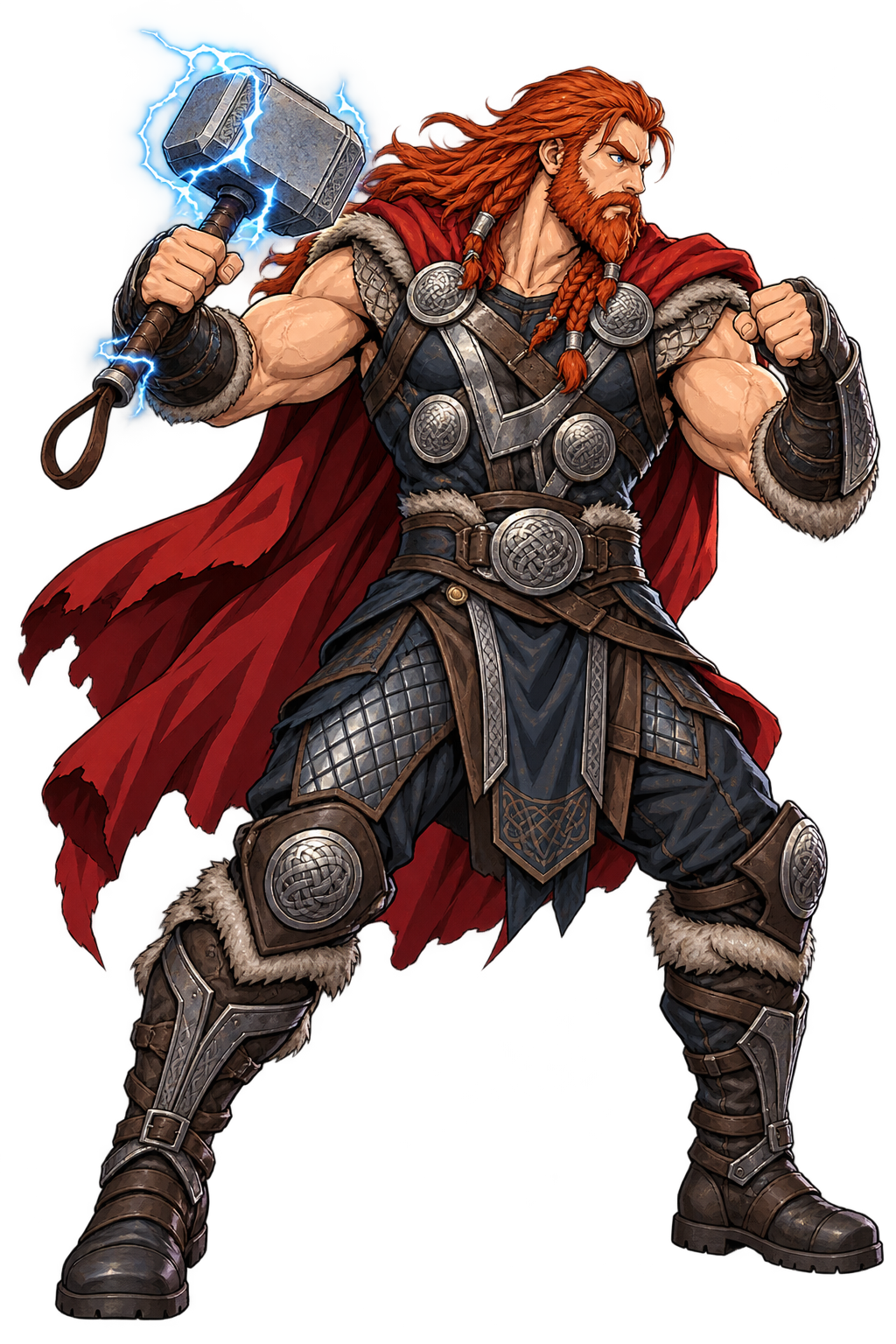 Thor full-body character concept