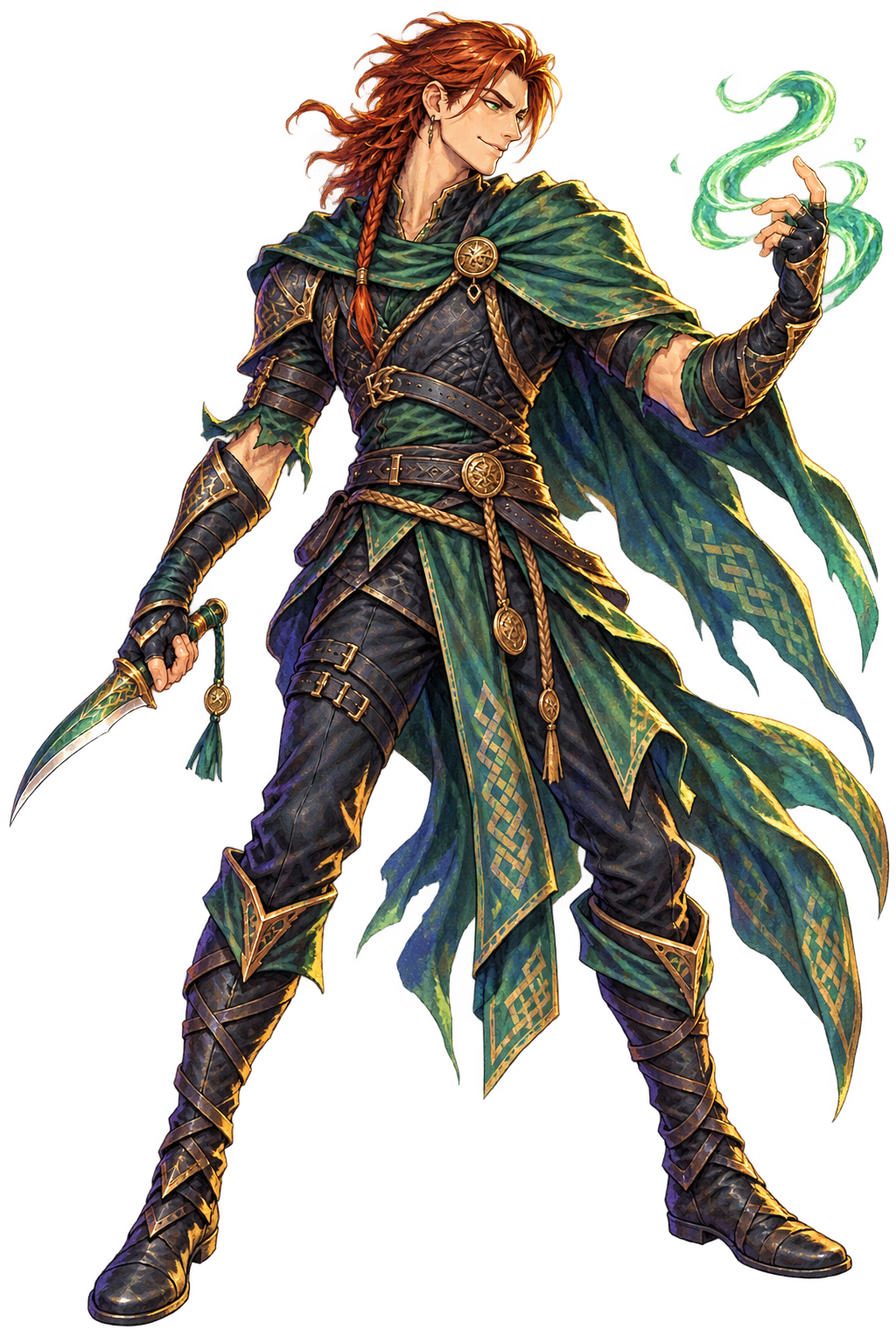 Loki painted full-body character portrait