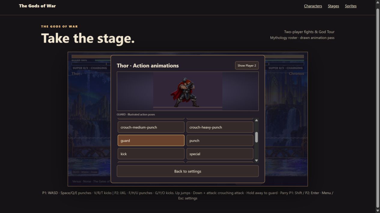 Thor’s guard preview after replacing the short seated reference with the declared standing reference.